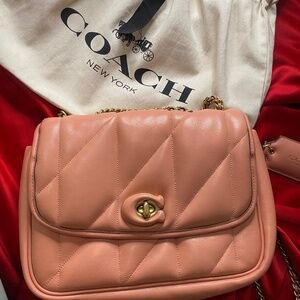 COACH PILLOW MADISON SHOULDER BAG - CORAL